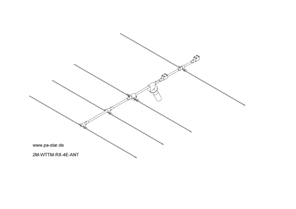 Peilantenne 2M-WTTM-RX-4E-ANT
