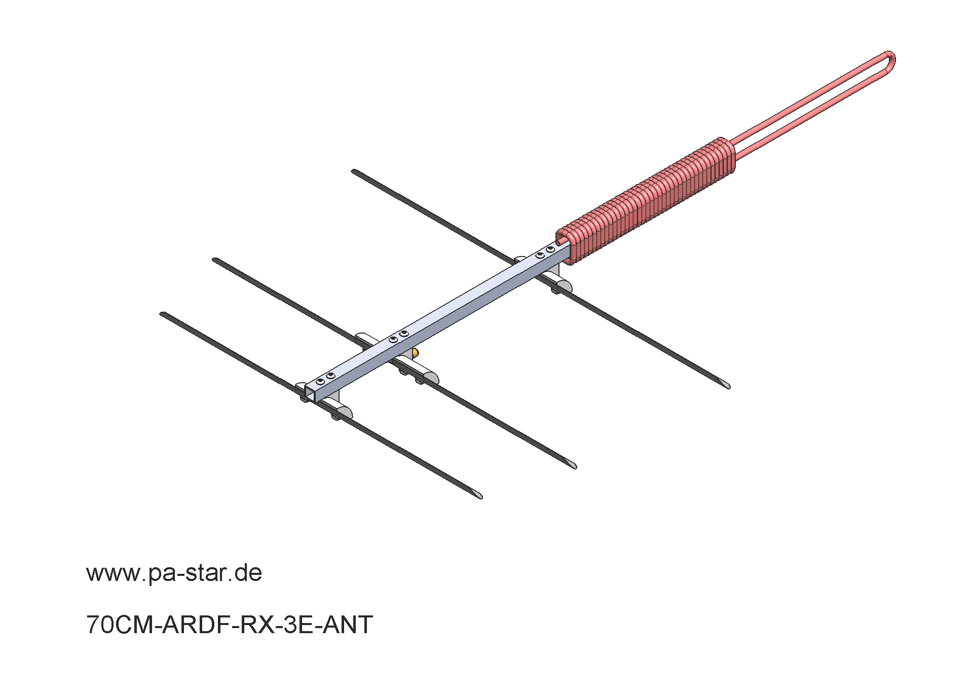 Peilantenne 70CM-ARDF-RX-3E-ANT